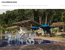 Tablet Screenshot of colombiacasa.com